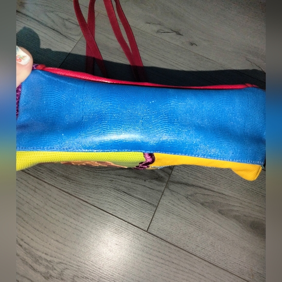 Very unique vintage piece bold Sharif Bag Excellent condition sealife/ocean 80s - Picture 5 of 8